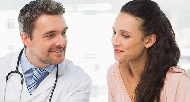 Ginec�logo y paciente